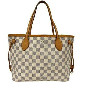 Louis Vuitton Neverfull Damier Azur White Tote Bag